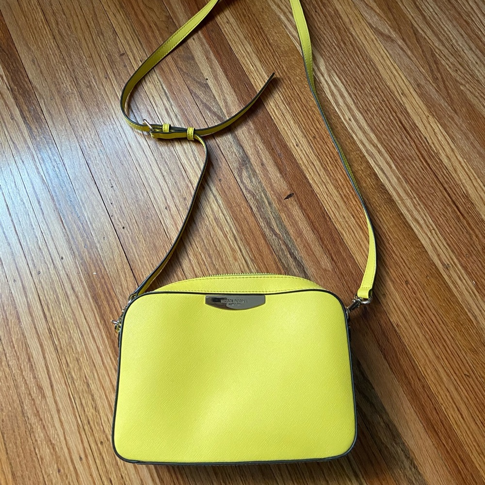 Henri Bendel Yellow Cross Body Bag